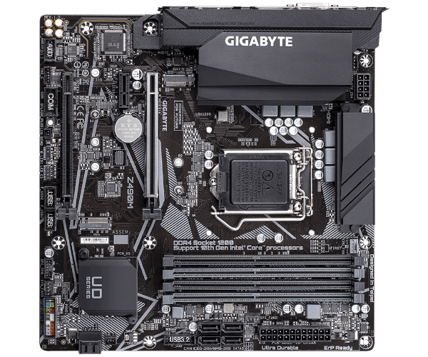 Восстановленная материнская плата Gigabyte Z490M