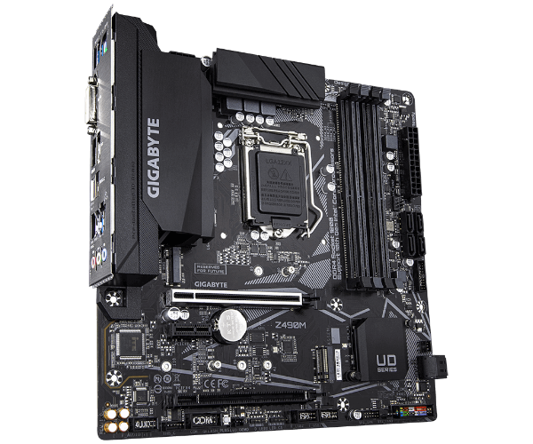 Восстановленная материнская плата Gigabyte Z490M