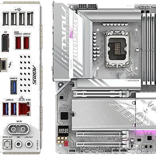 לוח אם Gigabyte Z890 AORUS ELITE WIFI7 ICE