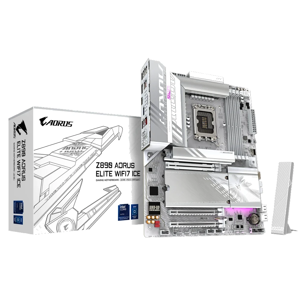 לוח אם Gigabyte Z890 AORUS ELITE WIFI7 ICE