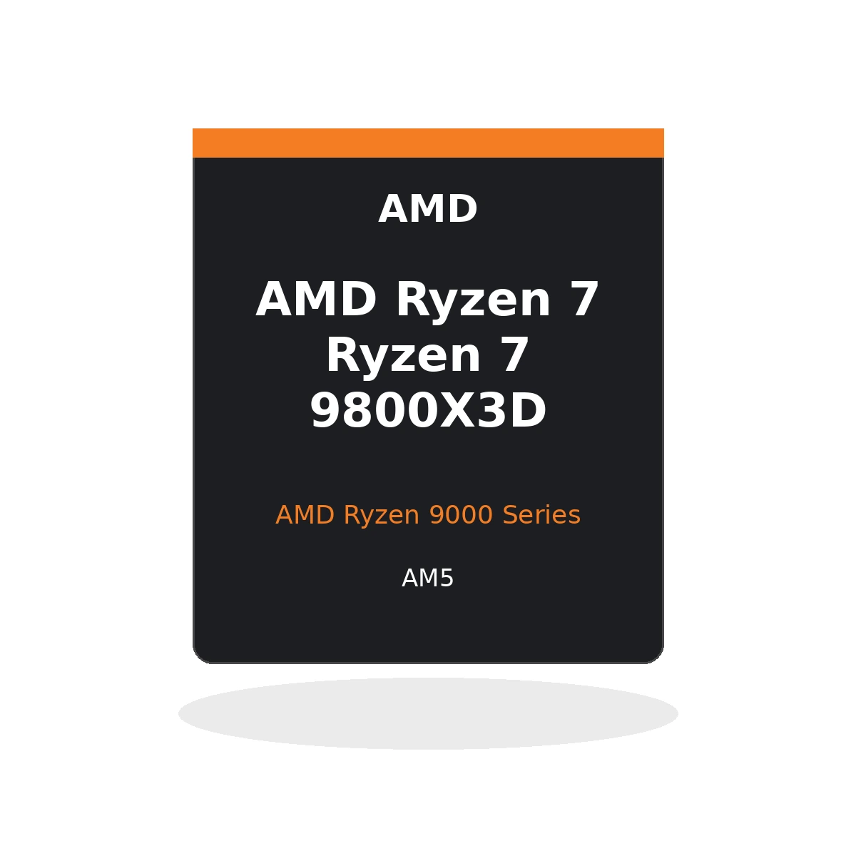 מעבד AMD Ryzen 7 Ryzen 7 9800X3D
