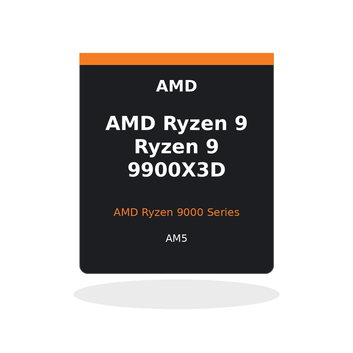 מעבד AMD Ryzen 9 Ryzen 9 9900X3D