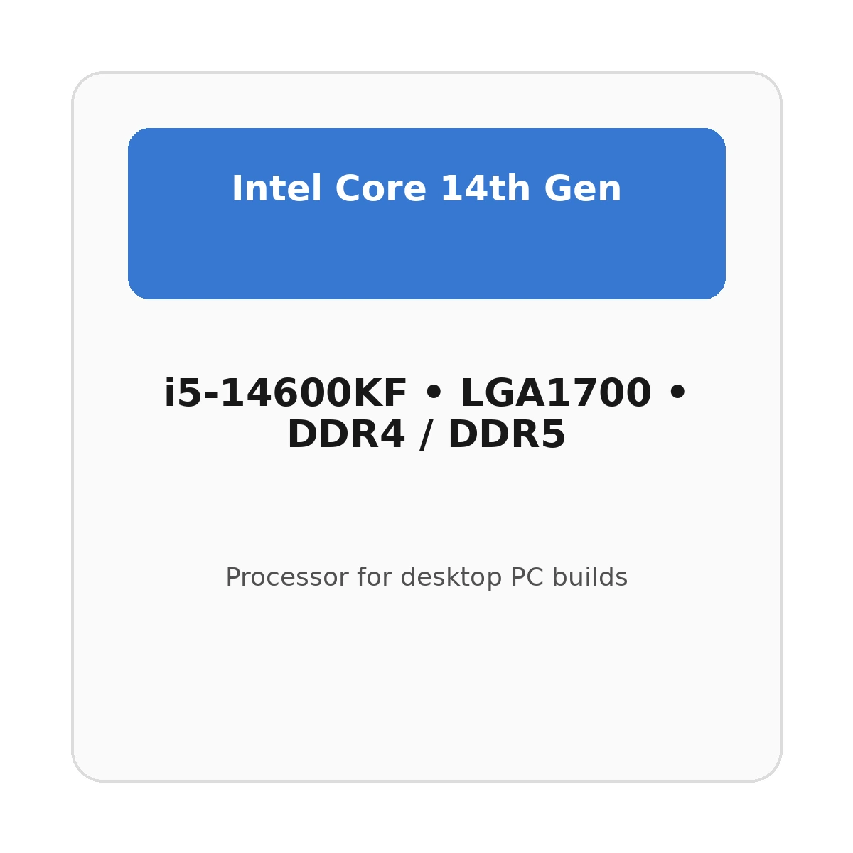 מעבד Intel Core i5 i5-14600KF
