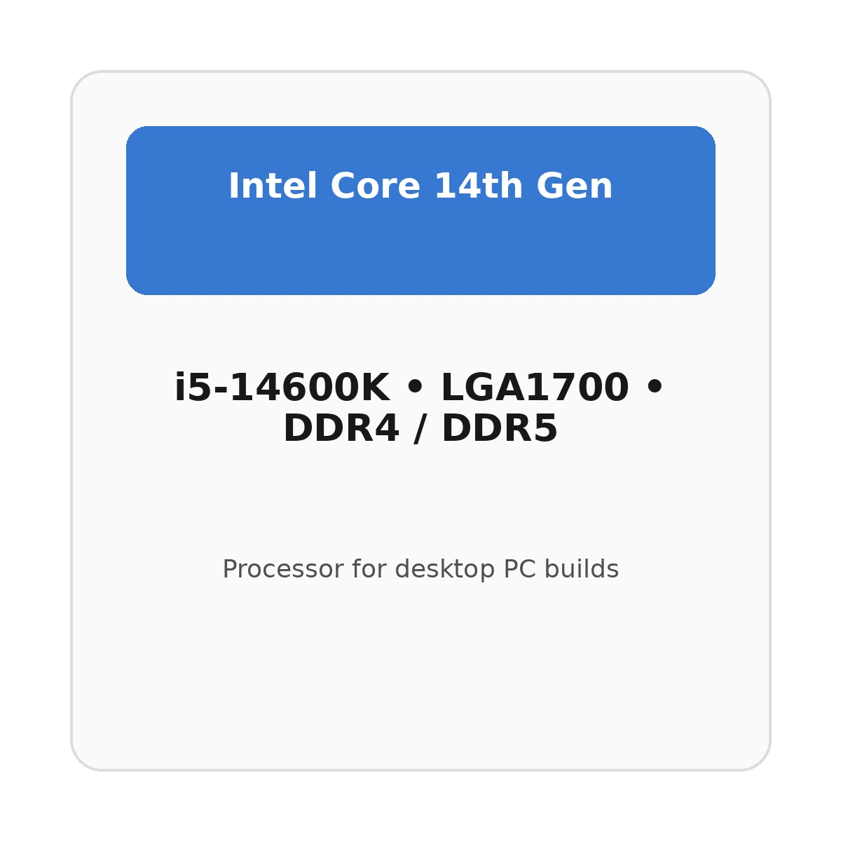 מעבד Intel Core i5 i5-14600K