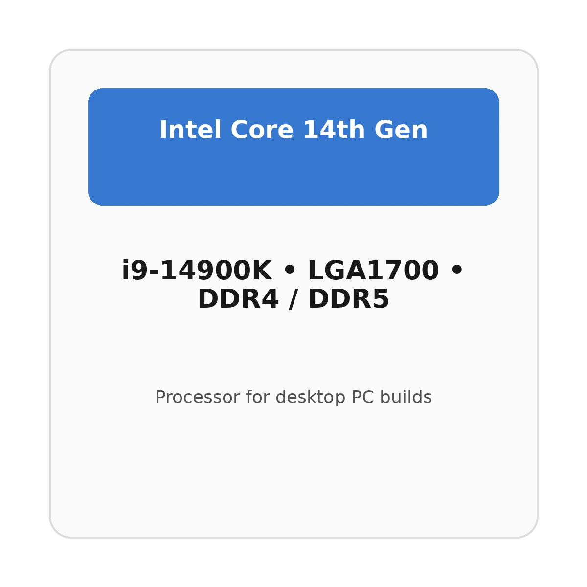 Intel Core i9 i9-14900K processor