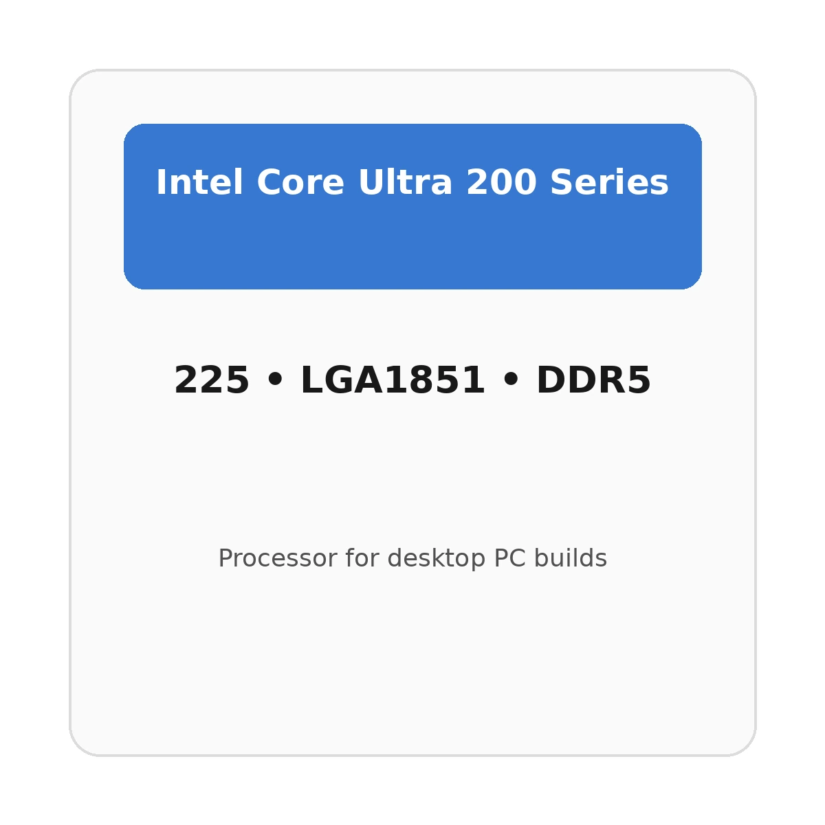 מעבד Intel Core Ultra 5 225