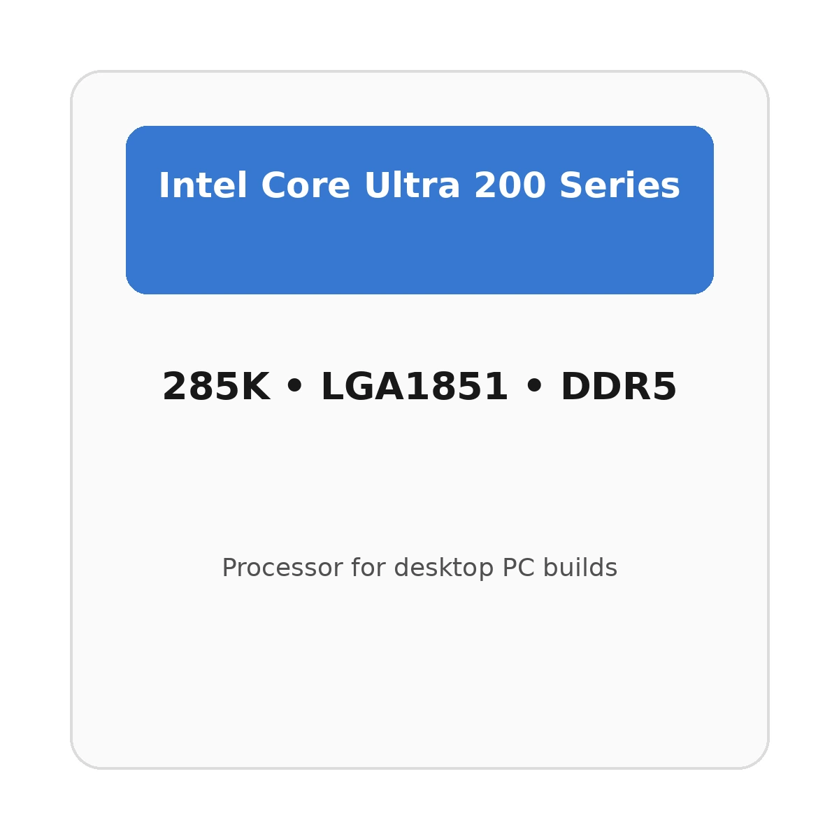 מעבד Intel Core Ultra 9 285K
